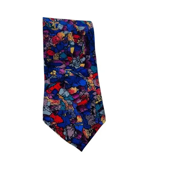 Molecular Expressions STONEHENGE Moon Rock Collection Necktie Colorful - Picture 2 of 3